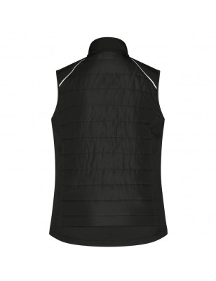 Softshell vest of attractive mixed materials