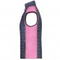 Vest in stylish material mix