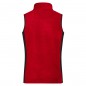 Durable fleece vest in material mix