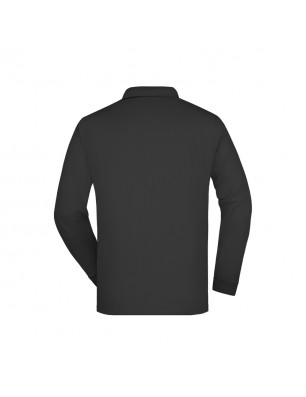 Classic long-sleeved polo shirt