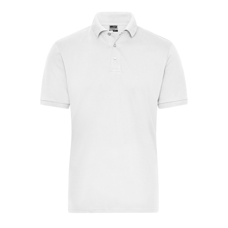 Polo shirt made of soft elastic piqué