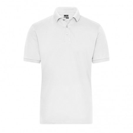 Polo shirt made of soft elastic piqué