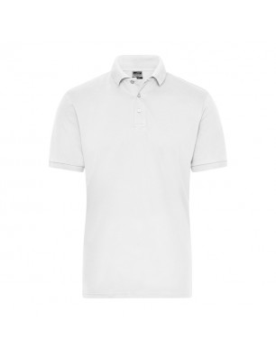 Polo shirt made of soft elastic piqué