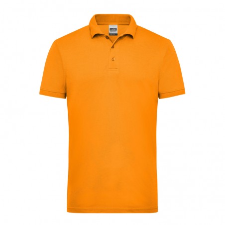 Durable, easy care polo shirt in signal colours