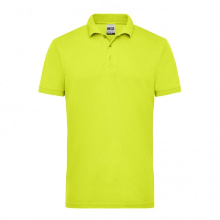 Durable, easy care polo shirt in signal colours