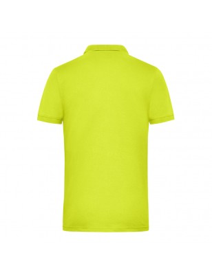 Durable, easy care polo shirt in signal colours