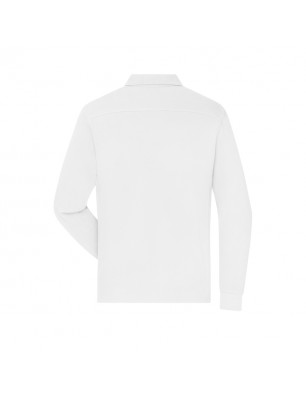 Durable and easy-care long-sleeved poloshirt