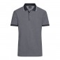 Polo shirt in trendy bicolour look