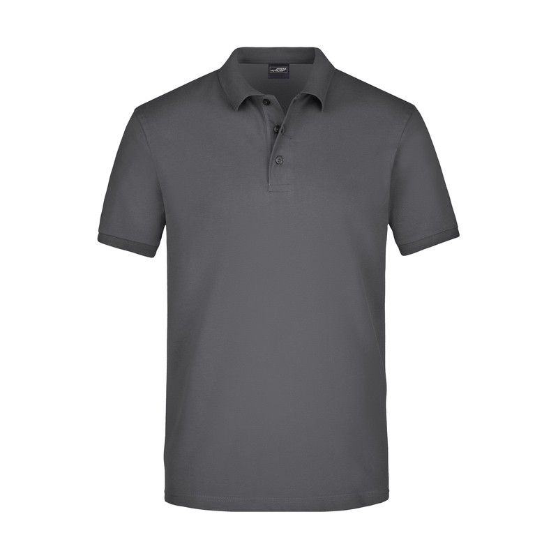 Classic polo shirt made of elastic piqué