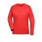 Long-sleeved functional T-shirt made of recycled polyester for sports and fitness