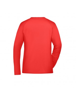 Long-sleeved functional T-shirt made of recycled polyester for