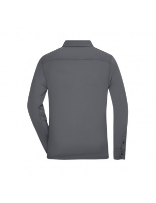 Long-sleeved polo shirt with fashionable details