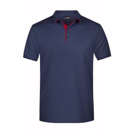 Classic polo shirt with contrasting elements