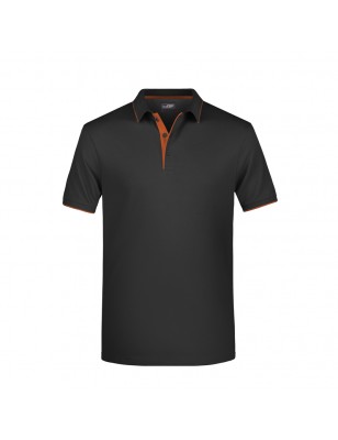 Classic  polo shirt with contrasting stripes