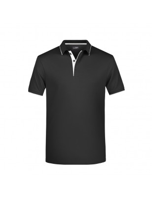 Classic  polo shirt with contrasting stripes